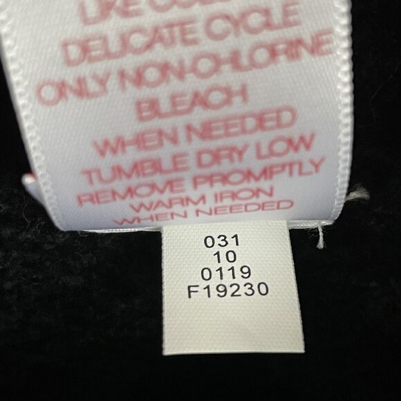 Baby Christmas Sweater 12M Black Knit Pullover Holiday Presents Embroidered - Picture 8 of 10